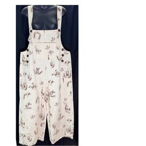 Chic Cream Printed Jumpsuit